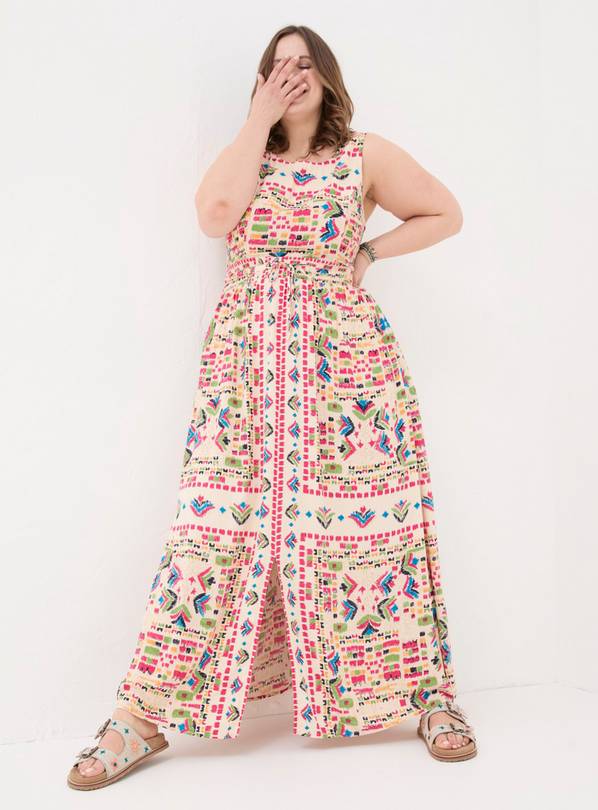 FATFACE Carmen Trail Marks Maxi Dress 14